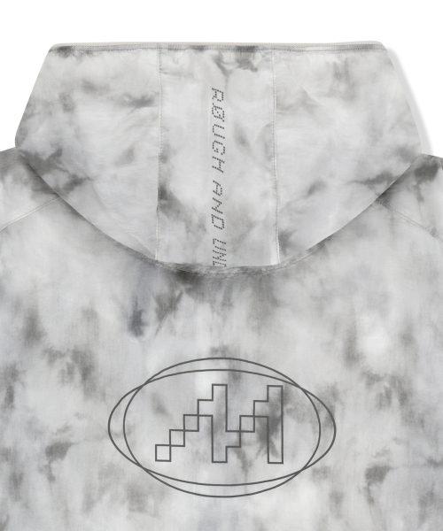 MATIN PACE REFLECTIVE LOGO WINDBREAKER IN LIGHT GREY