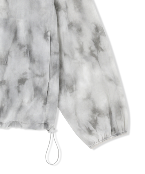 MATIN PACE REFLECTIVE LOGO WINDBREAKER IN LIGHT GREY