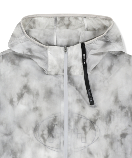 MATIN PACE REFLECTIVE LOGO WINDBREAKER IN LIGHT GREY