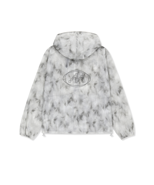MATIN PACE REFLECTIVE LOGO WINDBREAKER IN LIGHT GREY