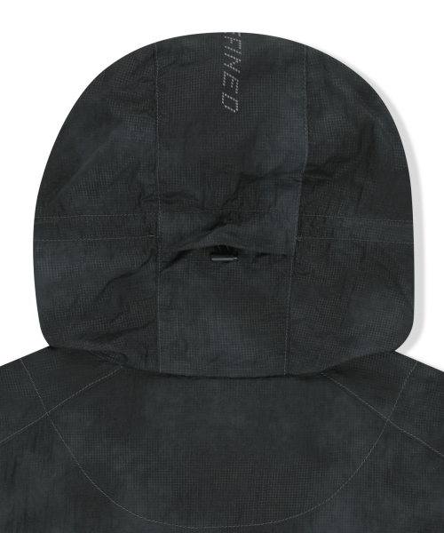 MATIN PACE REFLECTIVE LOGO WINDBREAKER IN BLACK