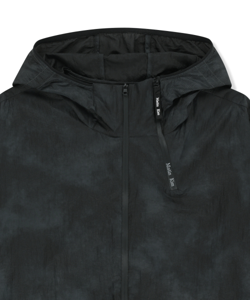 MATIN PACE REFLECTIVE LOGO WINDBREAKER IN BLACK