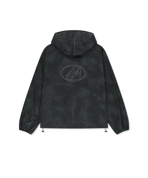 MATIN PACE REFLECTIVE LOGO WINDBREAKER IN BLACK