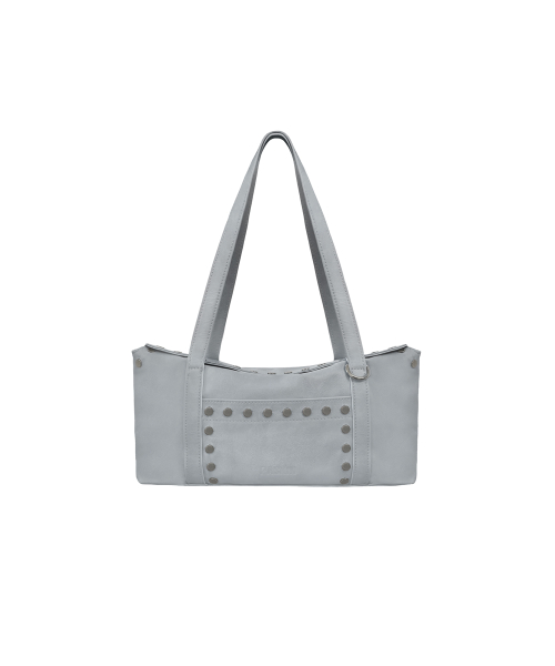 Flat Stud Shoulder Bag_Blue