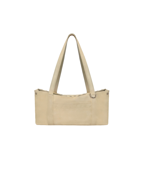 Flat Stud Shoulder Bag_ Butter
