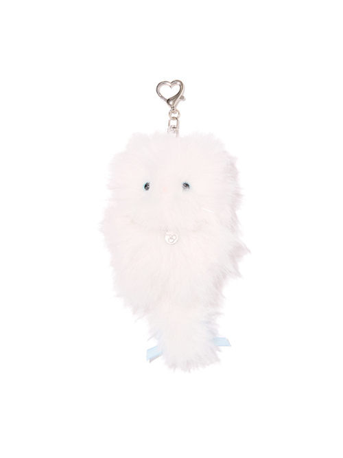 CITY CAT KEYRING [WHITE]
