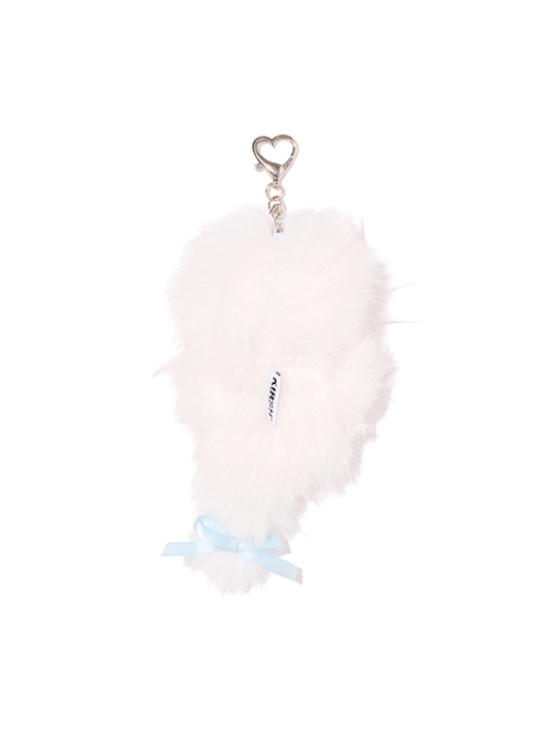 CITY CAT KEYRING [WHITE]