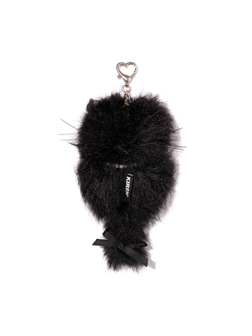 CITY CAT KEYRING [BLACK]