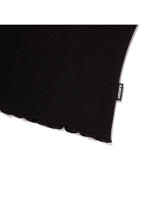 GRAPHIC SLIM FIT SLEEVELESS TOP [BLACK]