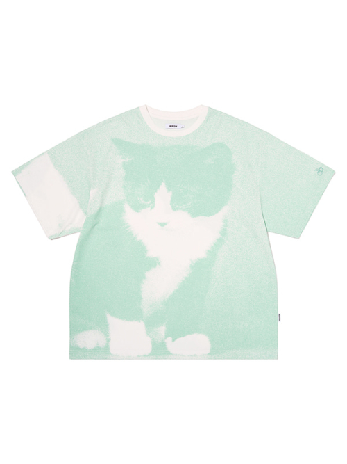 ALL-OVER PRINT OVER FIT T-SHIRT [GREEN]