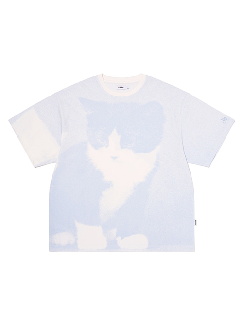 ALL-OVER PRINT OVER FIT T-SHIRT [BLUE]