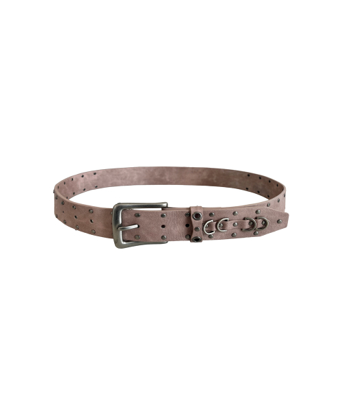 Sienna Stud Belt_ Pink