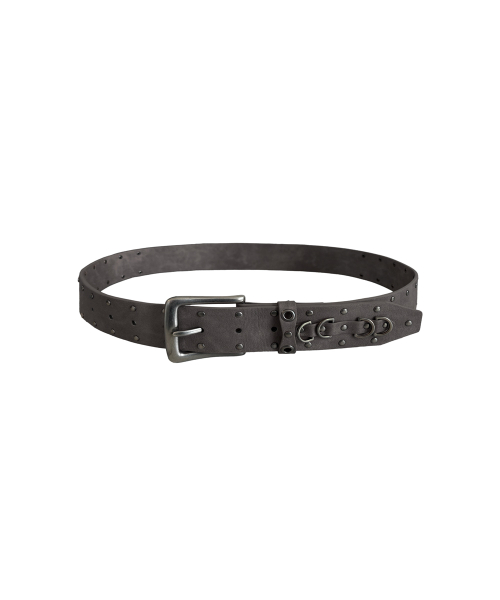 Sienna Stud Belt_ Gray