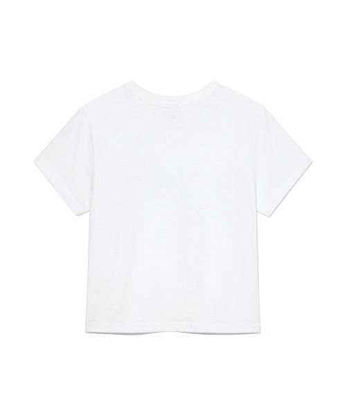 (w) TCM vintage starfish crop T (white)