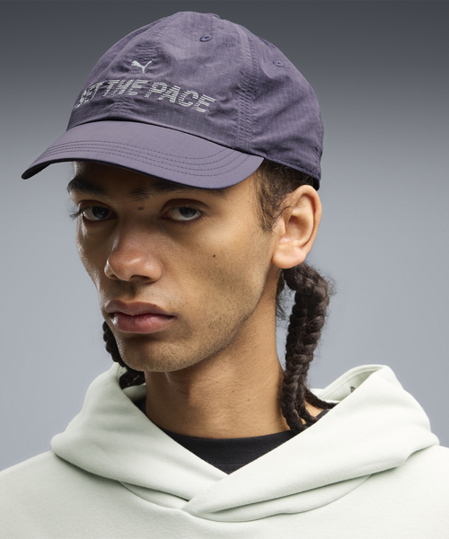 RUN CULTURE COLLECTIVE SHORT VISOR BB CAP - Inky Depths / 027361-01