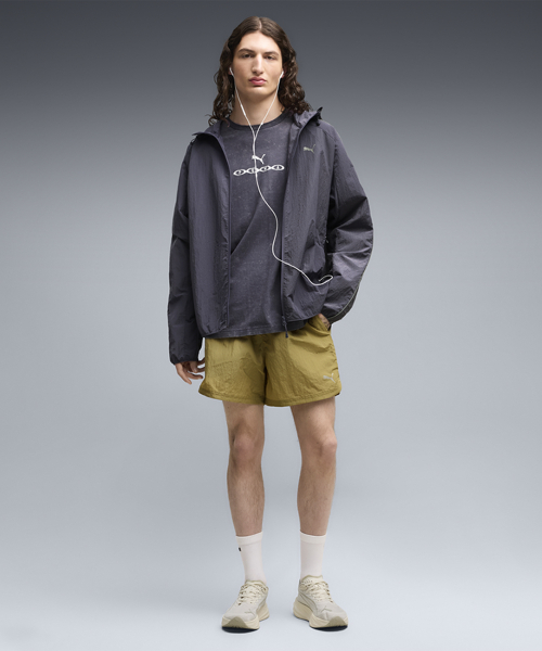 RUN CULTURE COLLECTIVE Relaxed Washed Graphic Long Sleeve - Inky Depths / 639098-35