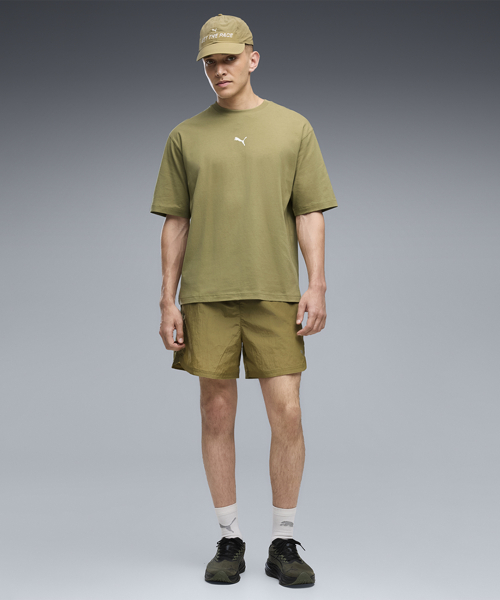RUN CULTURE COLLECTIVE Boxy Graphic Tee - Chai Latte / 639095-89