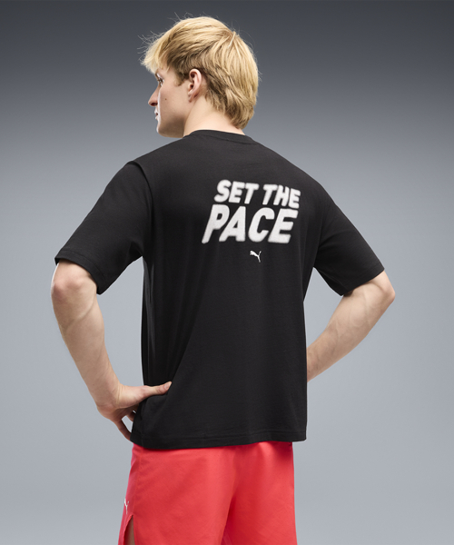 RUN CULTURE COLLECTIVE Boxy Graphic Tee - PUMA Black / 639095-01