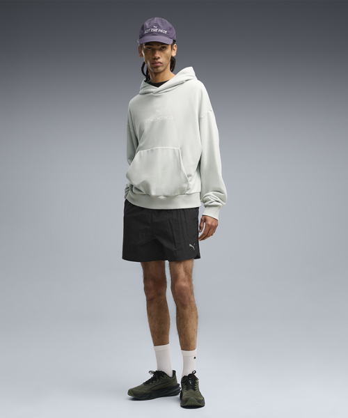 RUN CULTURE COLLECTIVE T7 Relaxed Woven Short 5 - PUMA Black / 639074-01