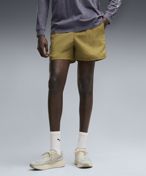 RUN CULTURE COLLECTIVE T7 Relaxed Woven Short 5 - Chai Latte / 639074-89