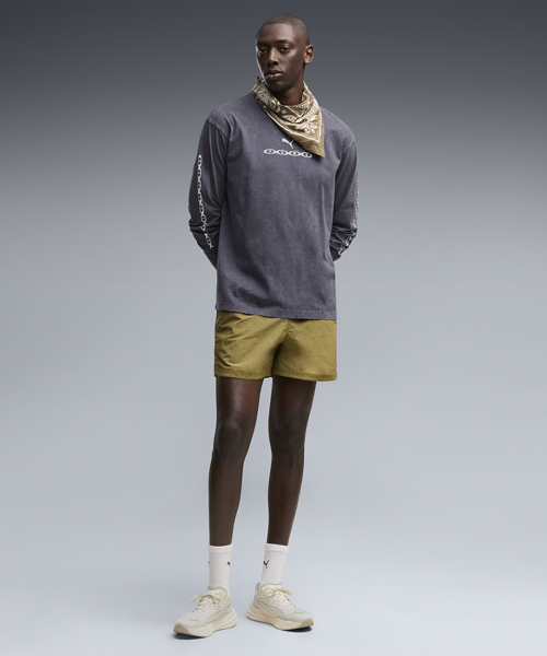 RUN CULTURE COLLECTIVE T7 Relaxed Woven Short 5 - Chai Latte / 639074-89