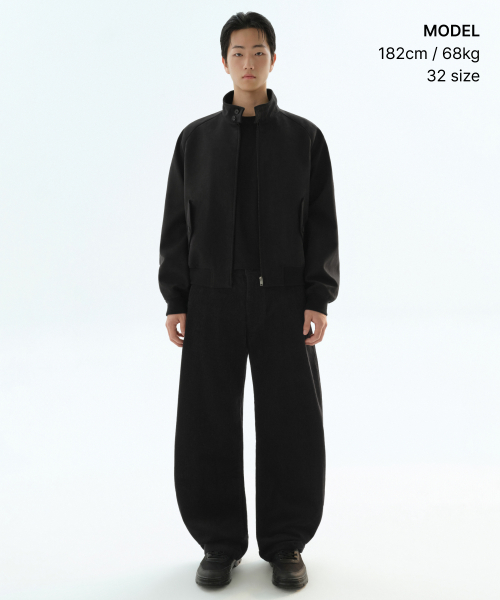 8W 코듀로이 커브드 팬츠