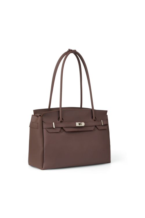 JELLY TWO-WAY BIG BAG IN BROWN