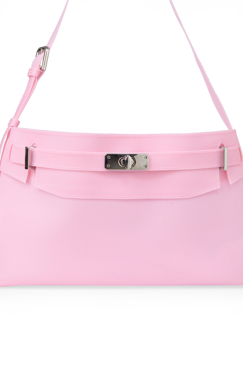 JELLY TWO-WAY MIDDLE BAG IN PINK