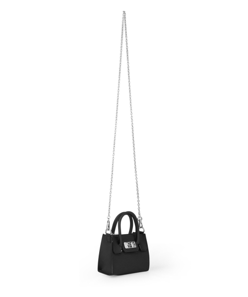 JELLY CHAIN MINI BAG IN BLACK
