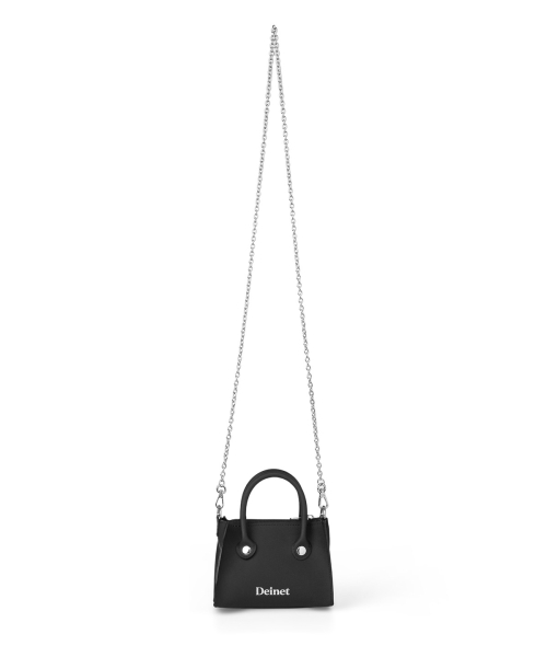 JELLY CHAIN MINI BAG IN BLACK