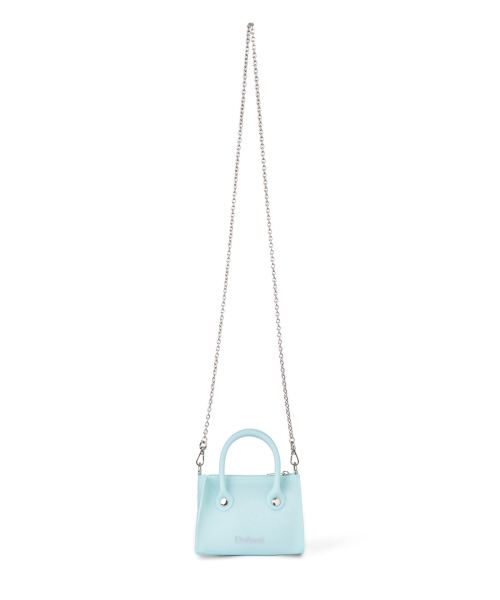 JELLY CHAIN MINI BAG IN ICE BLUE