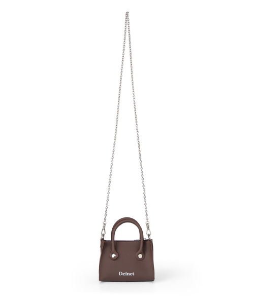 JELLY CHAIN MINI BAG IN BROWN