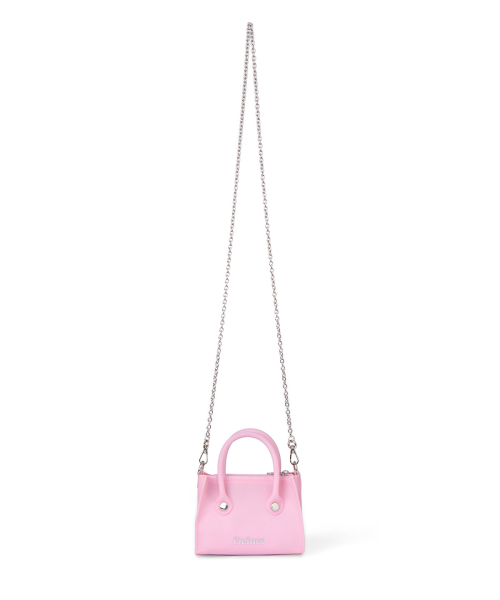JELLY CHAIN MINI BAG IN PINK