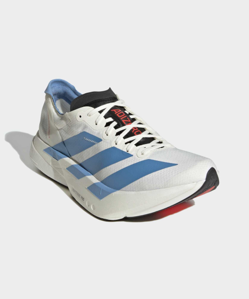 ADIZERO ADIOS PRO 4 OWHITE/LTBLUE/BRIRED