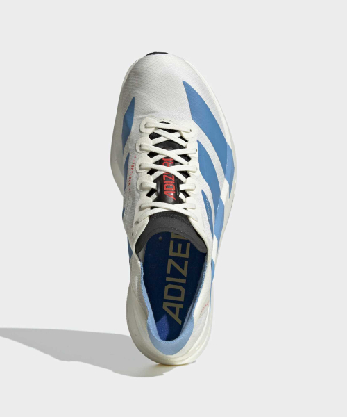 ADIZERO ADIOS PRO 4 OWHITE/LTBLUE/BRIRED