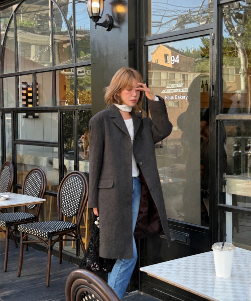 Classic Tailored Coat_Brown