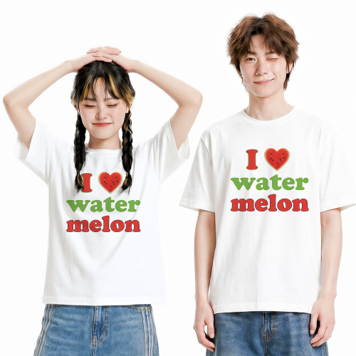 러브포맷 아이러브 수박 티셔츠