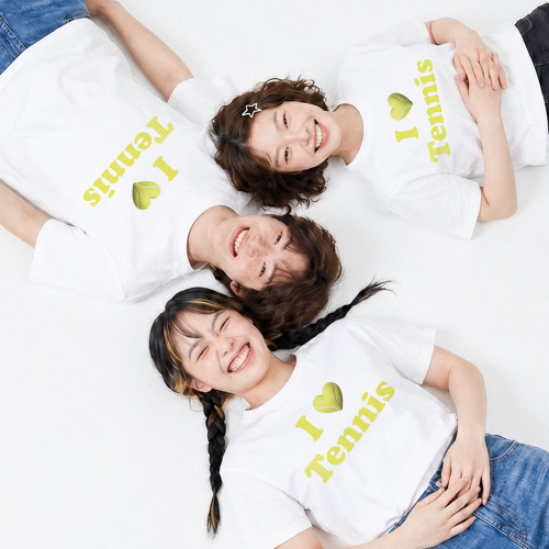 러브포맷 아이러브 테니스 티셔츠
