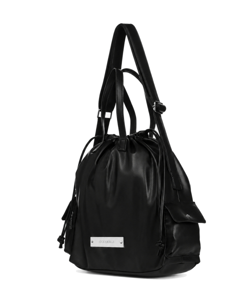 CRYSTAL MULTI STRAP BAG_BLACK