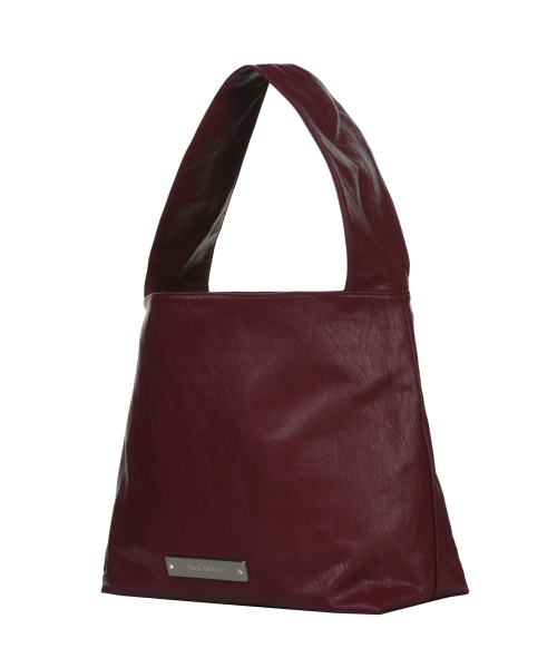 CRYSTAL SHOULDER BAG_BURGUNDY