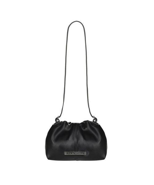 STRAP TWO WAY MINI BAG_BLACK