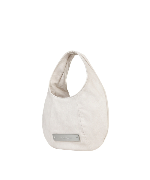 CRYSTAL MINI HOBO BAG_IVORY