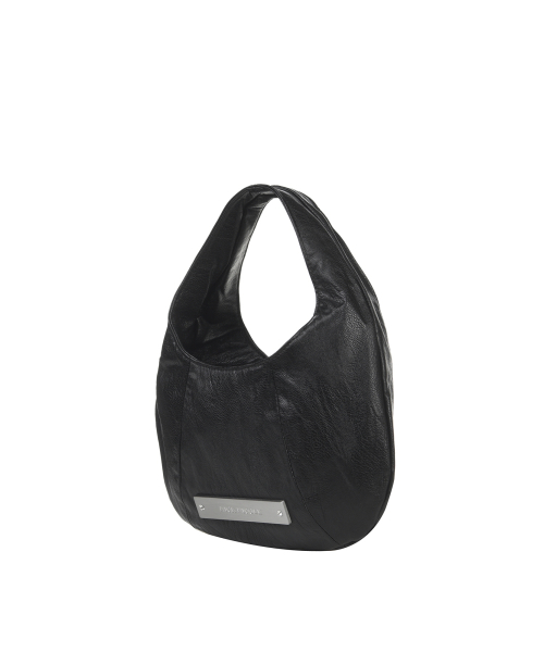 CRYSTAL MINI HOBO BAG_BLACK