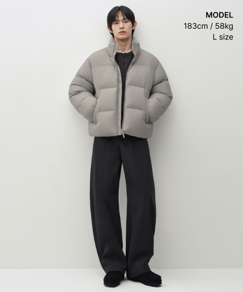 머스코비 다운 숏 패딩 재킷