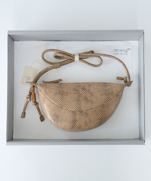 Small fling bag(Python beige)_OVBAX26201PYB