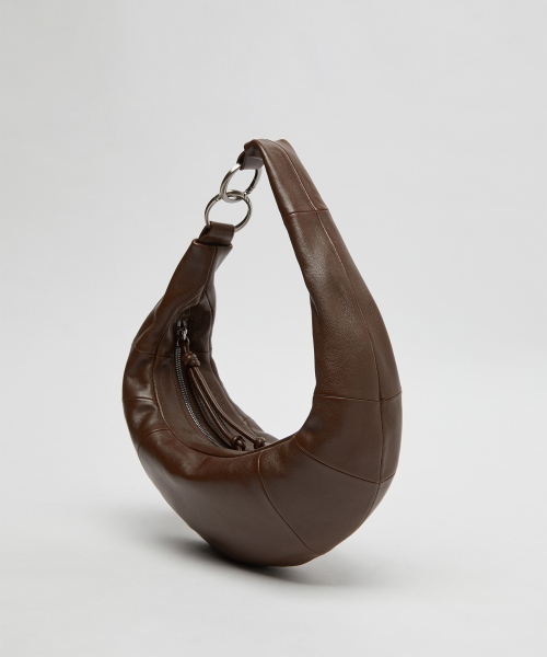 Small fling hobo bag(Deep brown)_OVBAX26255VTB