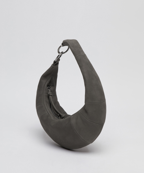 Small fling hobo bag(Dusty grey)_OVBAX26256NUG