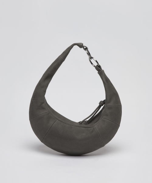Small fling hobo bag(Dusty grey)_OVBAX26256NUG