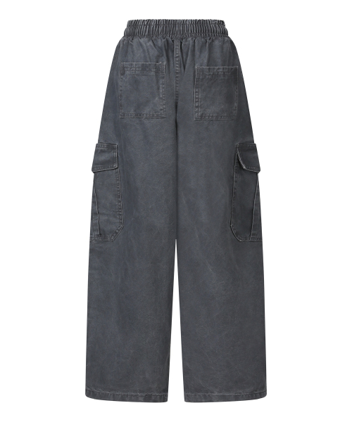 ELVIN CARGO COTTON BANDING PANTS (3COLOR)