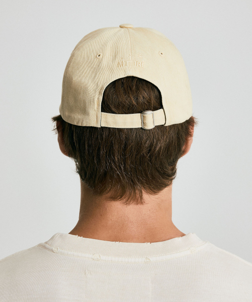 COAST WASHED CAP / Light yellow